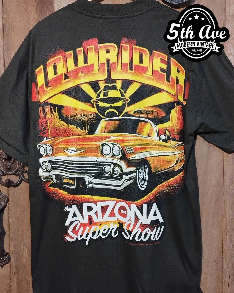 The Arizona Super Show - Rollin hard lowrider low rider car culture t shirt